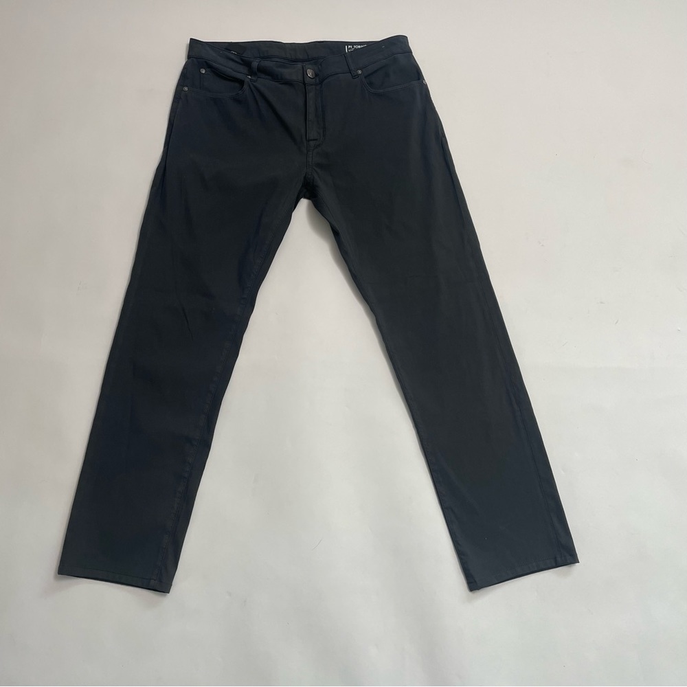 PT TORINO “Jazz” charcoal grey slim khaki pants